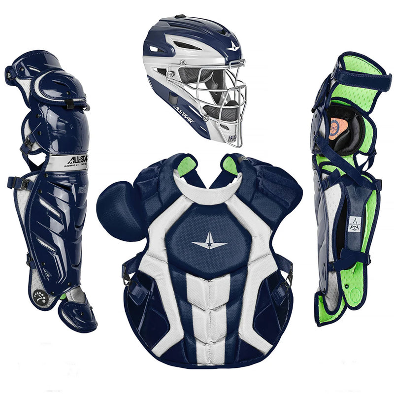 All Star S7 AXIS Professional Catcher's Kit Two Tone NOCSAE Adult