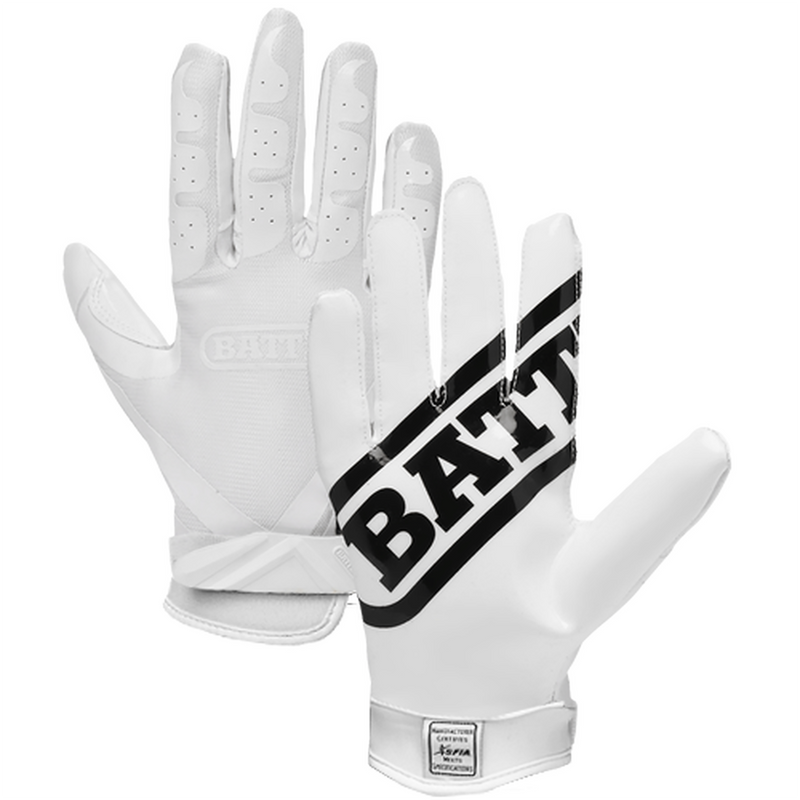 Battle Adult Double Threat Receiver Gloves - lauxsportinggoods