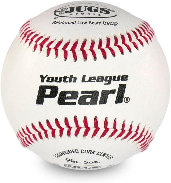 Jugs Sports - Youth League Pearl Leather Baseballs - lauxsportinggoods