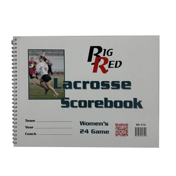 Big Red Womens Lacrosse Scorebook 24 Games - lauxsportinggoods