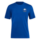 Adidas Men's Buffalo Sabres Short Sleeve Blend Tee - Royal - lauxsportinggoods
