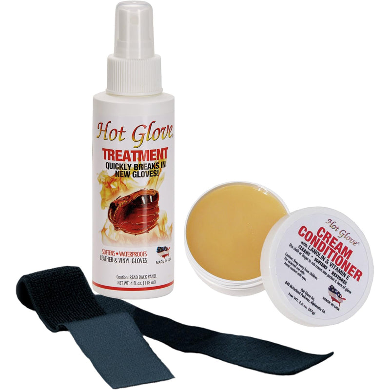 Hot Glove Break-in Kit Glove Care Management System for Baseball & Softball Gloves