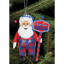 Majestic Buffalo Bills Santa Overalls Ornament - lauxsportinggoods