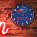 Wincraft Buffalo Bills Chrome Clock - 12 inch - lauxsportinggoods