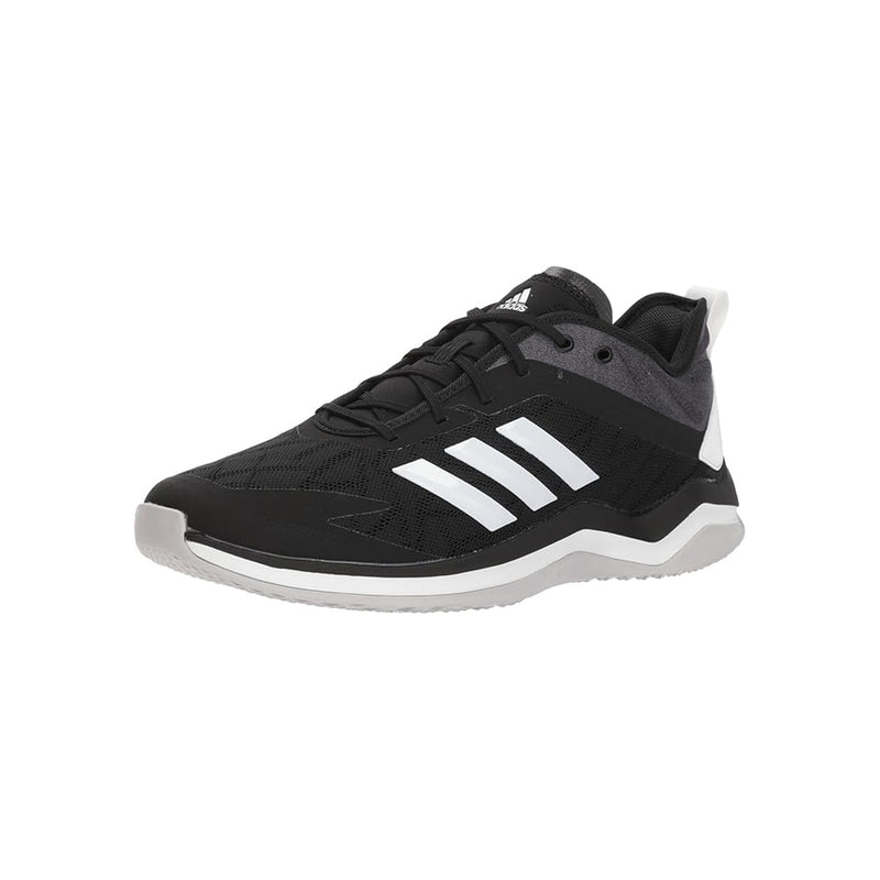 adidas Men's Speed Trainer 4 Baseball Shoe, Black/Crystal White/Carbon, 10.5 M US - lauxsportinggoods