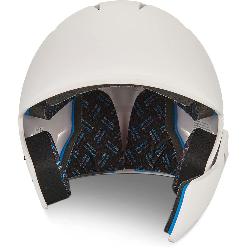 Used Champro HX Gamer Plus Bsbll Helmet w/Flap-WHITE BODY-Junior - lauxsportinggoods