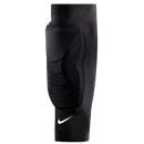 Nike Men's Hyperstrong Padded Shin Sleeves - Black/White - S/M - lauxsportinggoods