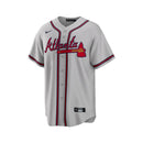 Fanatics Nike Men's Atlanta Braves Ronald Acuna Jr. S/S Limited Jersey - Grey - lauxsportinggoods