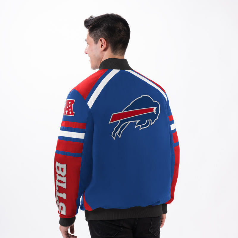 G-III Men's Buffalo Bills Power Forward Racing Jacket