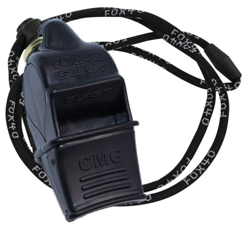 Fox 40 - 120 dB Sonik Blast CMG Safety Whistle w/ Breakaway Lanyard - lauxsportinggoods