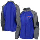 Dunbrooke Women's Buffalo Bills Hurricane Water Resistant Jacket - Royal/Heather - lauxsportinggoods