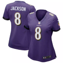 Fanatics Nike Women's Baltimore Ravens Lamar Jackson Game Jersey - New Orchid - lauxsportinggoods