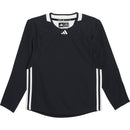 Used Adidas Youth Three Hockey Stripe Jersey 2.0 - Black - Large/XLarge - lauxsportinggoods