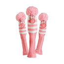 Hireko Sock Retro Head Cover Set - 3 Pack - lauxsportinggoods