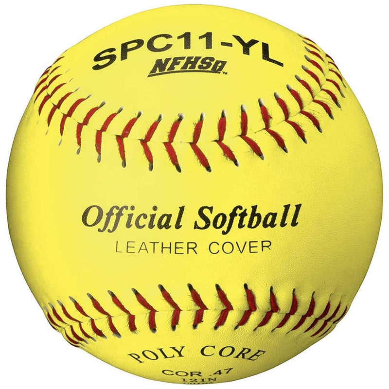 Martin Sports - NFHS Poly Core Leather Softball - lauxsportinggoods