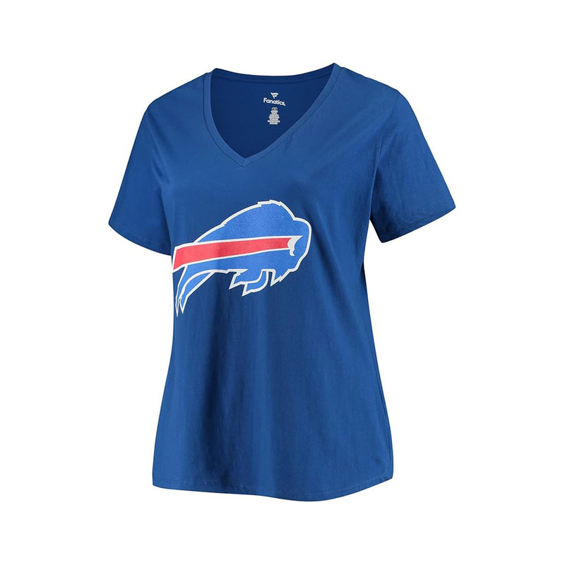 Fanatics Women's NFL Buffalo Bills Josh Allen V Neck Short Sleeve Tee