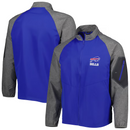 Dunbrooke Men's Buffalo Bills Hurricane Water Resistant Jacket - Royal/Heather - lauxsportinggoods