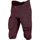 Open Box Champro Adult Terminator-2 Integrated Football Pants - Maroon - 2XLarge - lauxsportinggoods