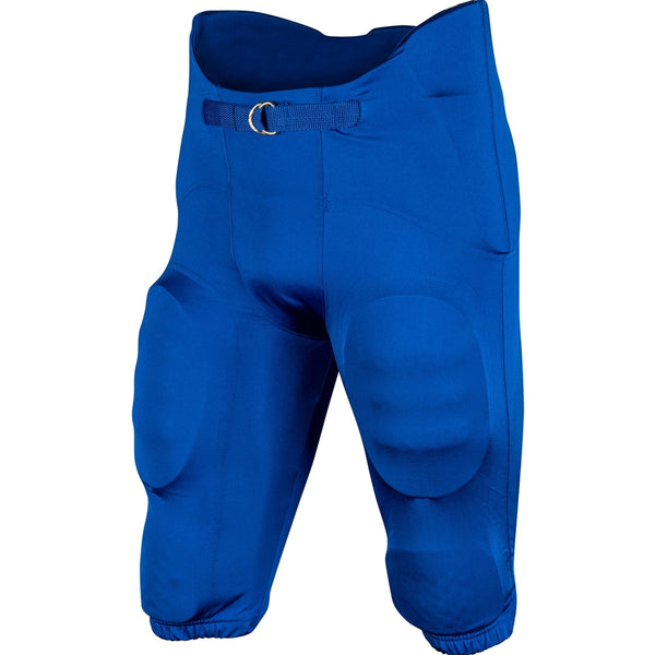 Open Box Champro Adult Terminator-2 Integrated Football Pants - Royal - Large