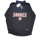 Starter Men's Buffalo Sabres Full Front Screen Classic 1/4 Zip Pullover - lauxsportinggoods