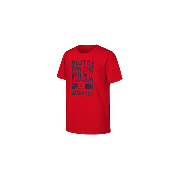 Outerstuff Boy's Boston Red Sox Season Ticket Short Sleeve Cotton Tee - Red