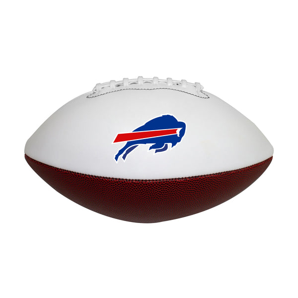 Logo Brands Buffalo Bills Full Size Debossed Autograph Football - lauxsportinggoods