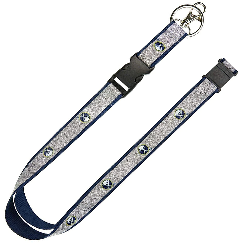 Aminco NHL Buffalo Sabres Sparkle Lanyard - lauxsportinggoods
