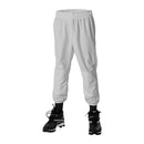 Alleson Adult Pull UP Baseball Pant - Grey - lauxsportinggoods