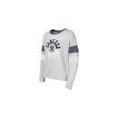 Outerstuff Girl's New York Yankees Double Header Fashion LS Tee - lauxsportinggoods