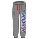 Zubaz Men's Buffalo Bills Hidden Lines Print Graphic Cargo Sweatpant - Dark Gray - lauxsportinggoods