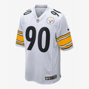 Fanatics Nike Men's Pittsburgh Steelers T.J. Watt Game Jersey - White - lauxsportinggoods