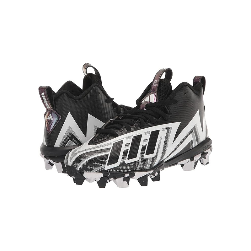 Open Box Adidas Freak Spark MD J 23 Football Cleats - Black/White - 3