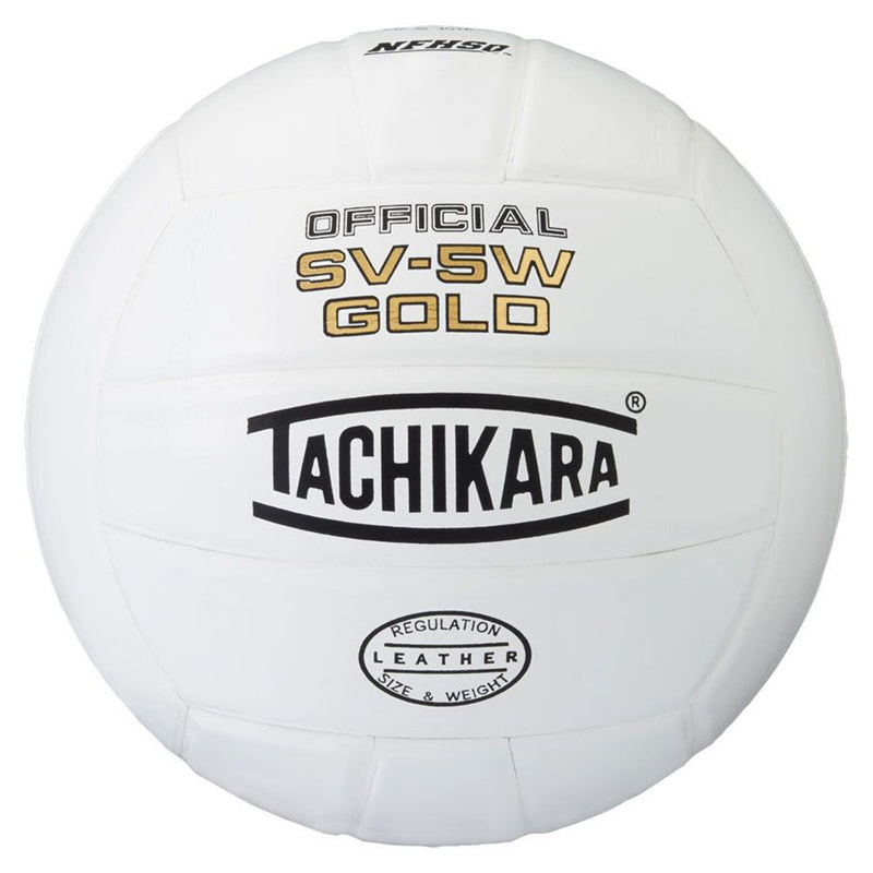 Tachikara SV5W Gold Competition Premium Leather Volleyball - lauxsportinggoods