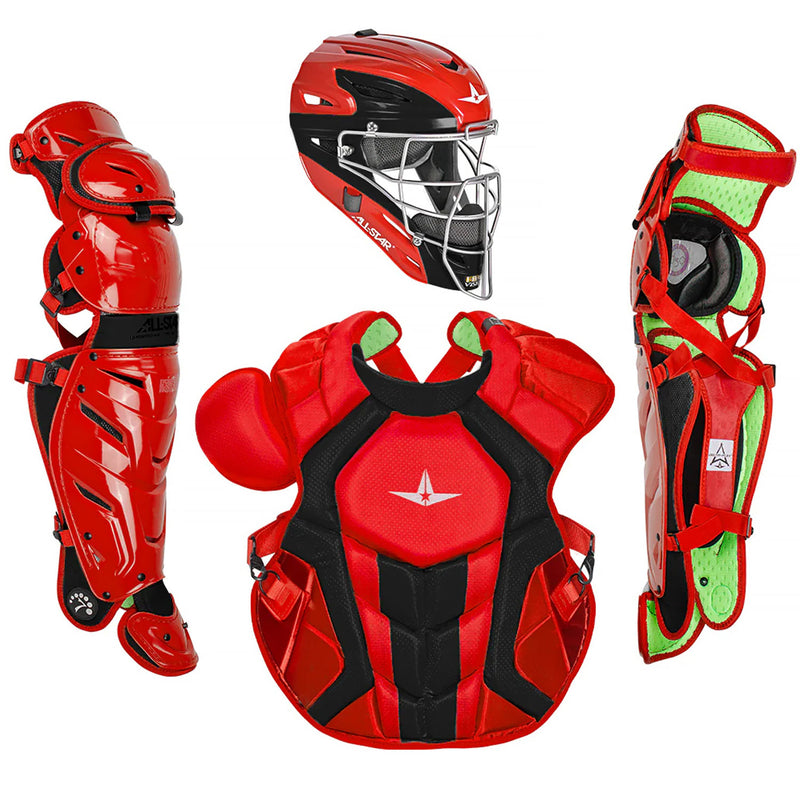 All Star S7 AXIS Professional Catcher's Kit Two Tone NOCSAE Adult