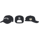 Nike New York Yankees Primetime Rise Structured Gaberdine Cap - Black - lauxsportinggoods