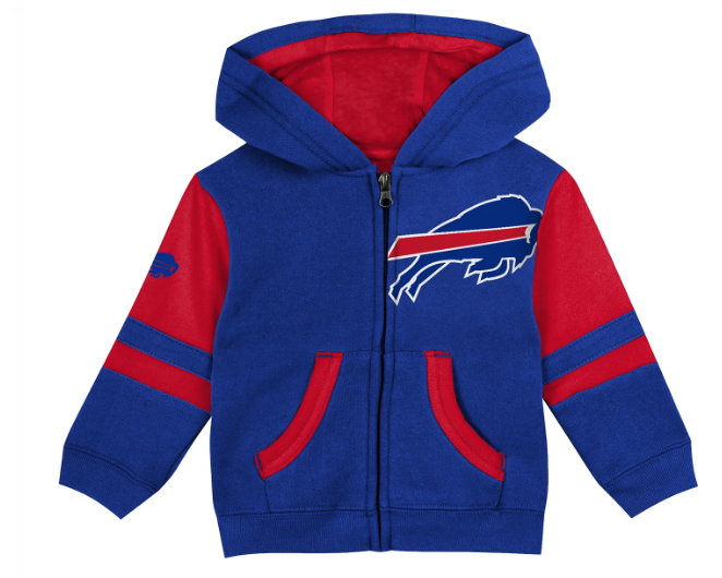 Outerstuff Toddler Buffalo Bills Stadium Full Zip Fleece Hoodie