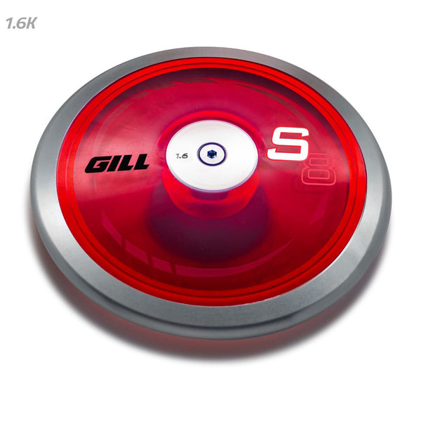 Gill Athletics S8 Discus - 1.6 kg - 80% Rim Weight - lauxsportinggoods