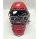Open Box Champro Optimus Rubberized Matte Catcher's Helmet-SCARLET BODY - lauxsportinggoods
