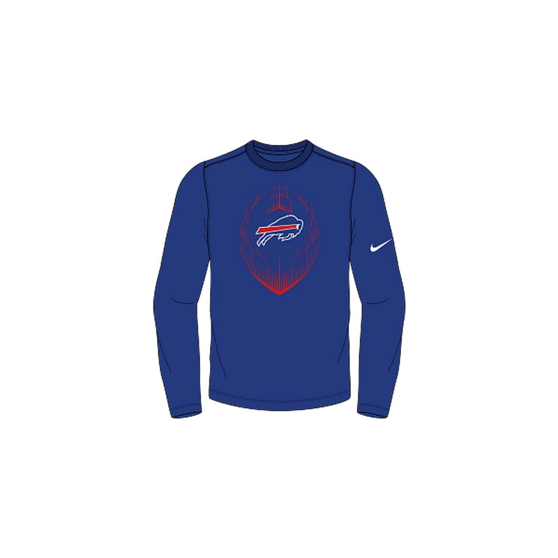 Fanatics Nike Men's Buffalo Bills Legend Icon Long Sleeve Tee - Royal