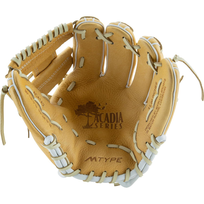 Marucci Acadia M Type V2 41A2 12 inch H Web Baseball Gloves - Mesa/Camel