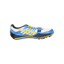 Open Box ASICS AS-2702-13 Turbo Jump Track Shoe,Jet Blue/Yellow/Black,13 M US - lauxsportinggoods
