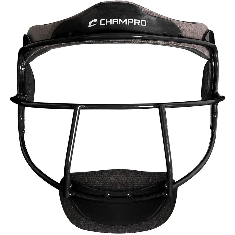 Open Box Champro Defensive Fielder Mask Perfect for Softball-Teeball-Baseball-Adult-Black - lauxsportinggoods