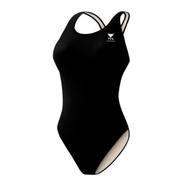 TYR Sport Girl's Solid Maxback Swim Suit - lauxsportinggoods
