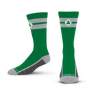 For Bare Feet Adult A577 Double Tube Stripe Team Sock - Large - lauxsportinggoods