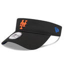 New Era New York Mets M Visrbasic E3 Visor Cap - Black - lauxsportinggoods
