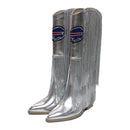 Cuce Women's Buffalo Bills Fringe Cowboy Boot - lauxsportinggoods