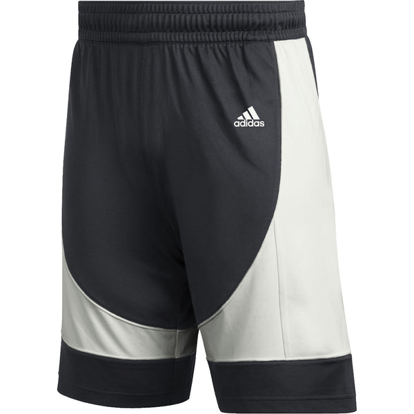 Adidas Men's N3XT Prime Game Basketball Short - White/Black - lauxsportinggoods