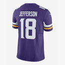 Fanatics Nike Men's Minnesota Vikings Justin Jefferson Limited Home Jersey - Court Purple - lauxsportinggoods