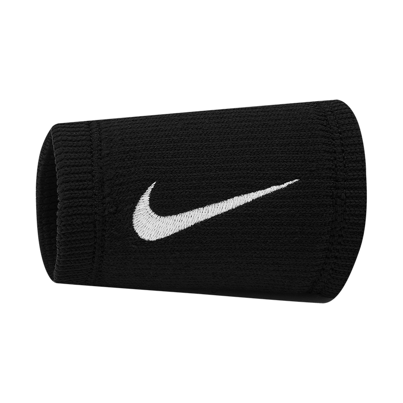 Nike Unisex Elite Doublewide Wristbands - 2 Pack