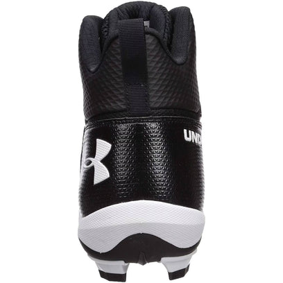 Used Under Armour Men's Hammer MC Football Shoe - Black-White - 10 - lauxsportinggoods